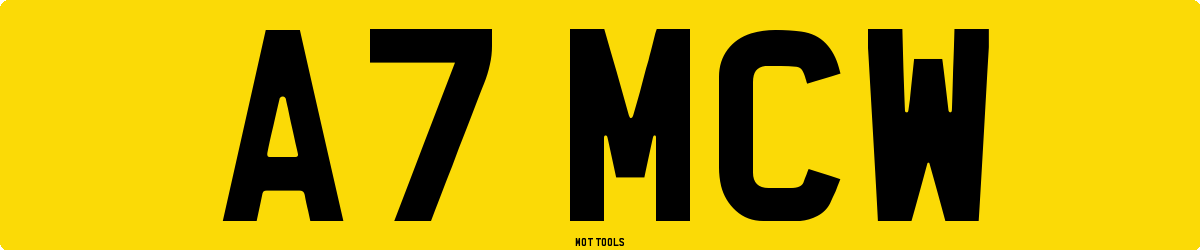 A7MCW MOT Check