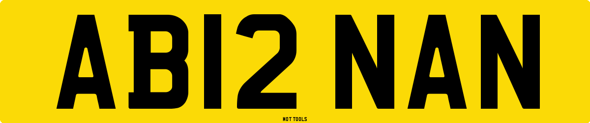 AB12NAN MOT Check