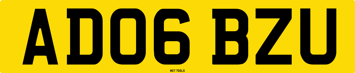 AD06BZU MOT Check