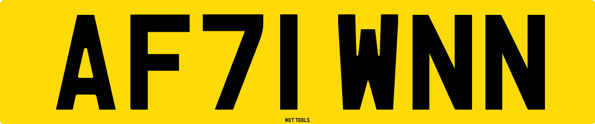 AF71WNN MOT Check