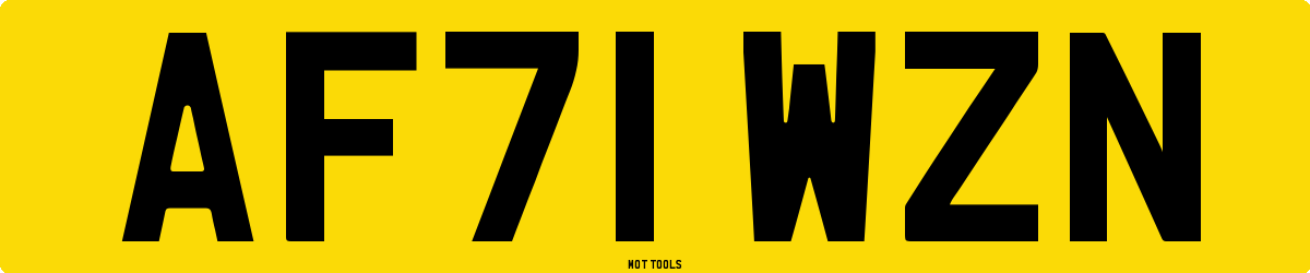 AF71WZN MOT Check