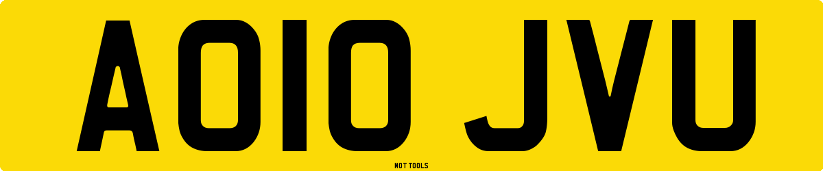 AO10JVU MOT Check