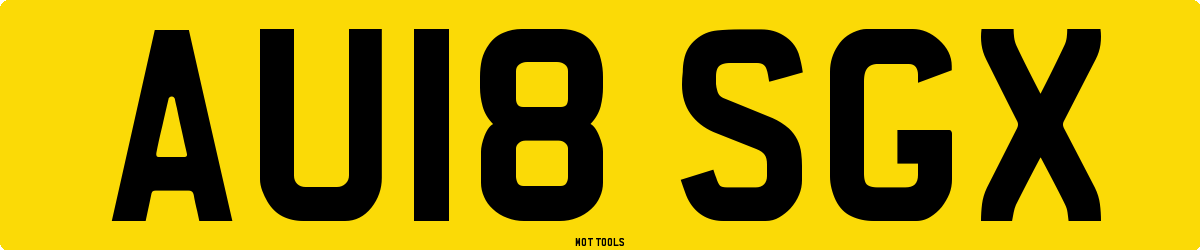 AU18SGX MOT Check