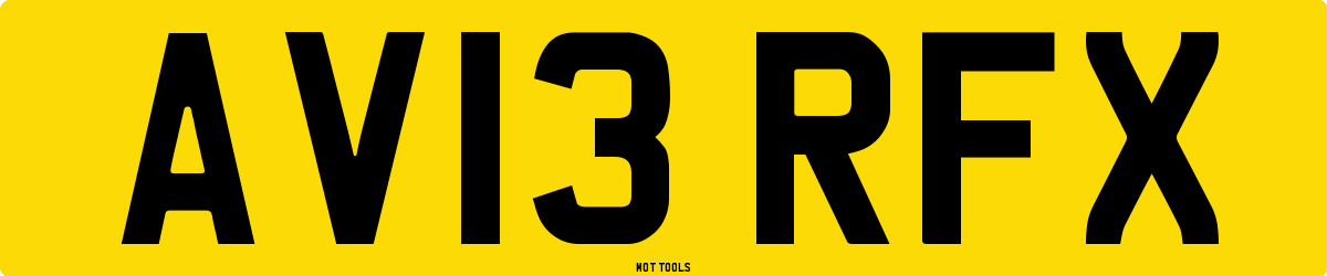 AV13RFX MOT Check