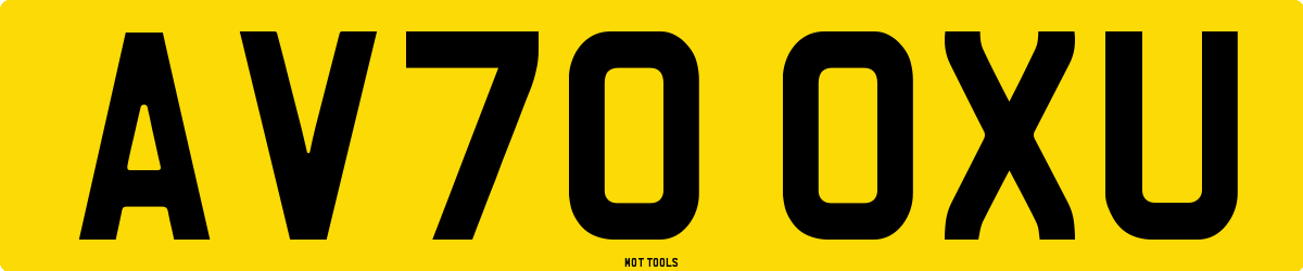 AV70OXU MOT Check