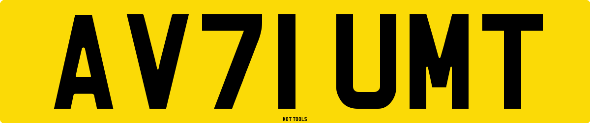 AV71UMT MOT Check