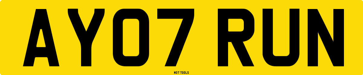 AY07RUN MOT Check