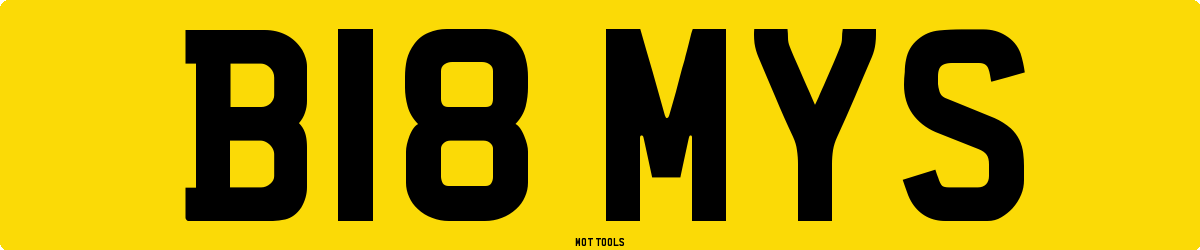 B18MYS MOT Check