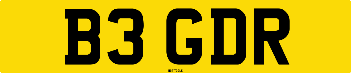 B3GDR MOT Check