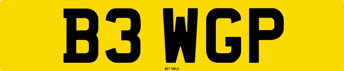 B3WGP MOT Check
