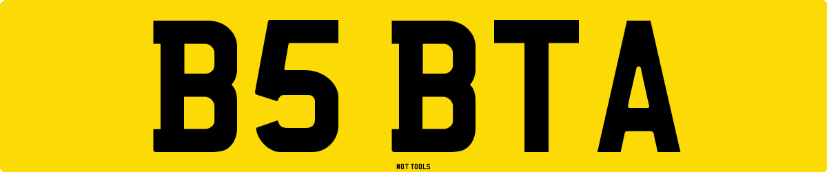 B5BTA MOT Check