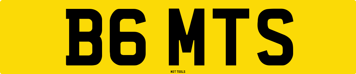 B6MTS MOT Check