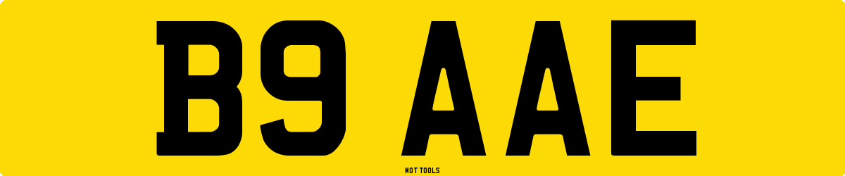 B9AAE MOT Check