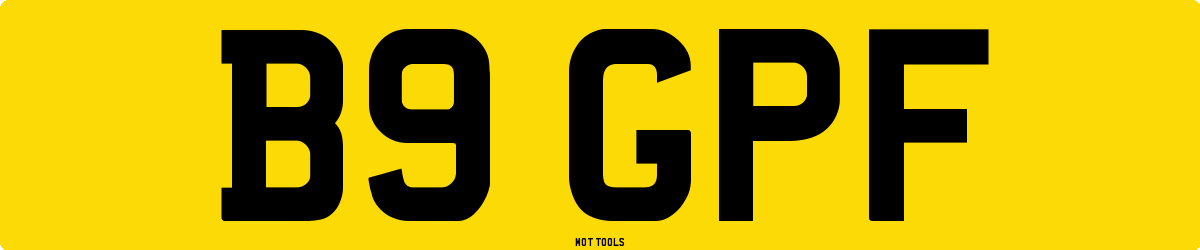 B9GPF MOT Check