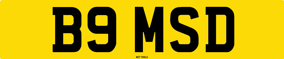B9MSD MOT Check