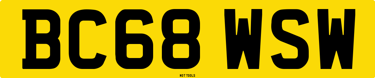 BC68WSW MOT Check