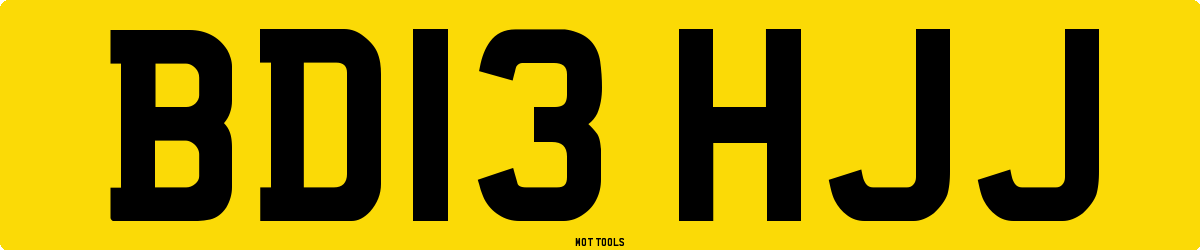BD13HJJ MOT Check