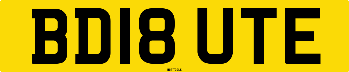 BD18UTE MOT Check