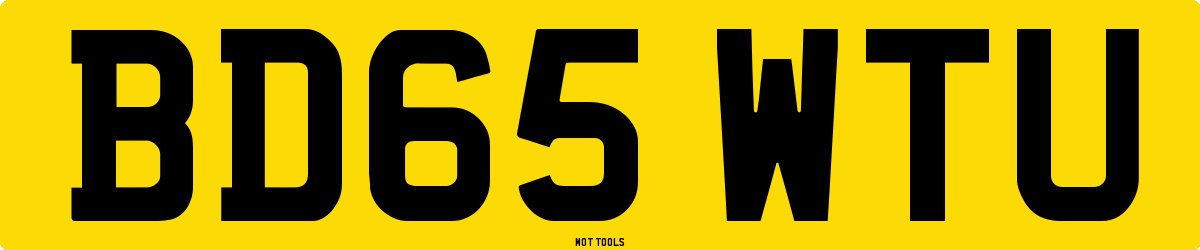 BD65WTU MOT Check