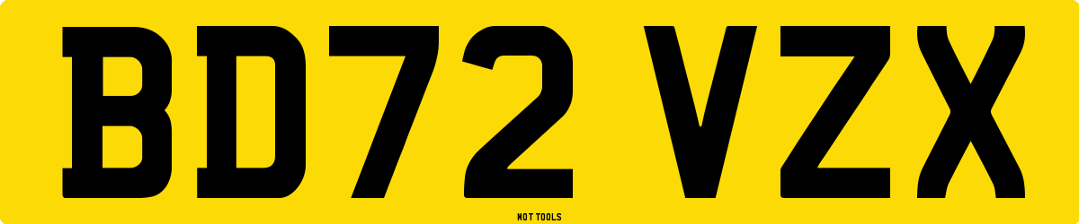 BD72VZX MOT Check