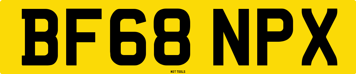 BF68NPX MOT Check