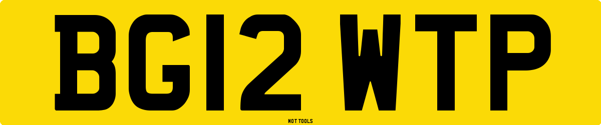 BG12WTP MOT Check