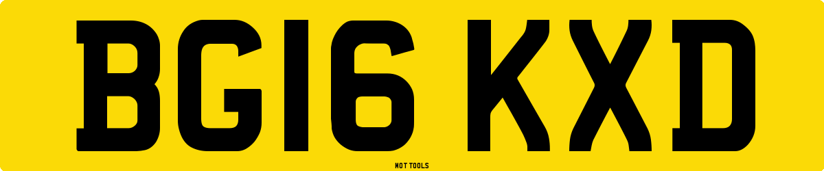 BG16KXD MOT Check