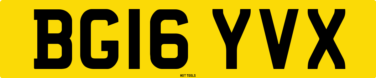 BG16YVX MOT Check