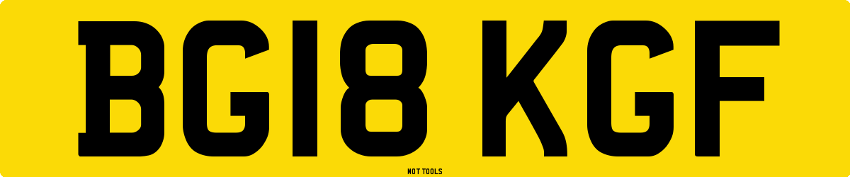 BG18KGF MOT Check