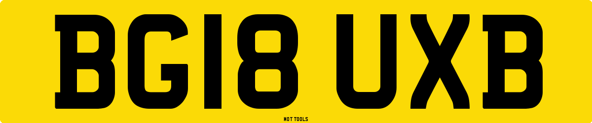 BG18UXB MOT Check