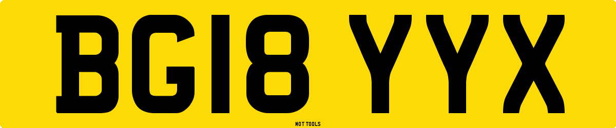 BG18YYX MOT Check