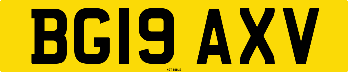 BG19AXV MOT Check
