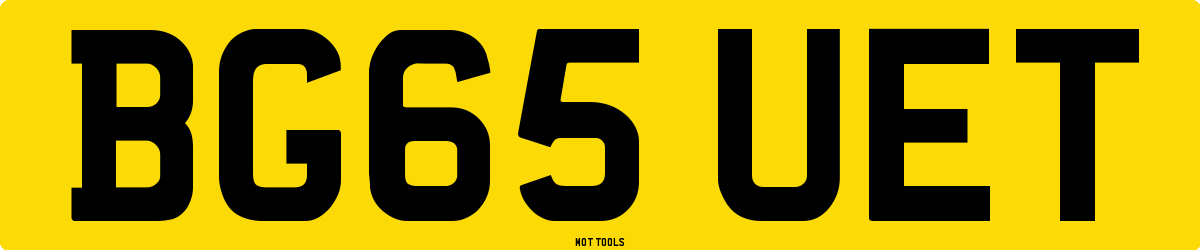BG65UET MOT Check
