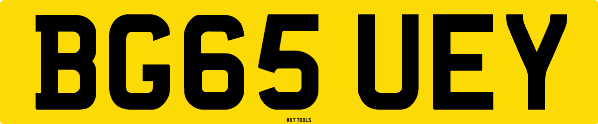 BG65UEY MOT Check