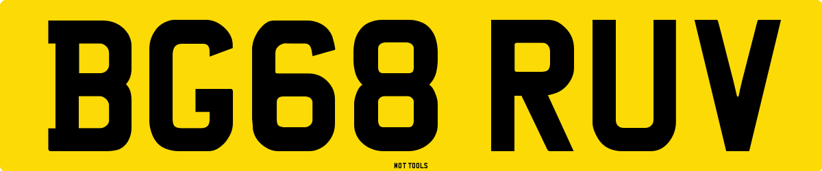 BG68RUV MOT Check