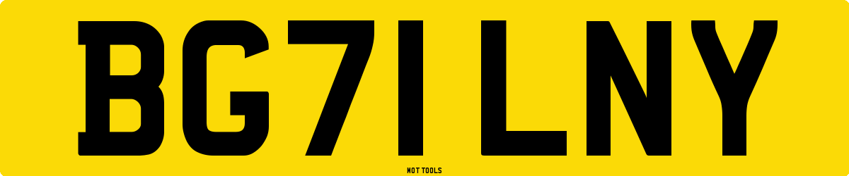 BG71LNY MOT Check