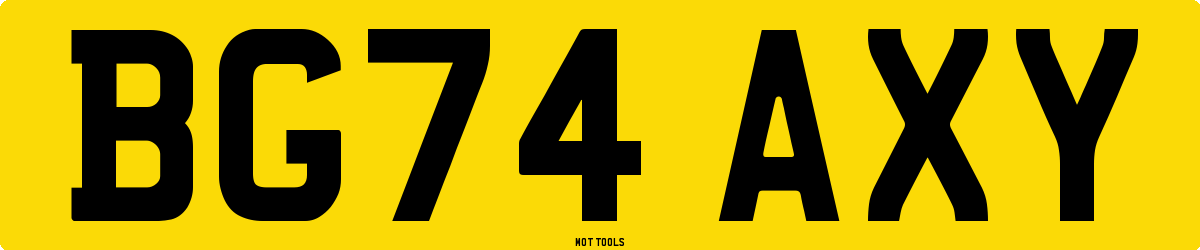 BG74AXY MOT Check