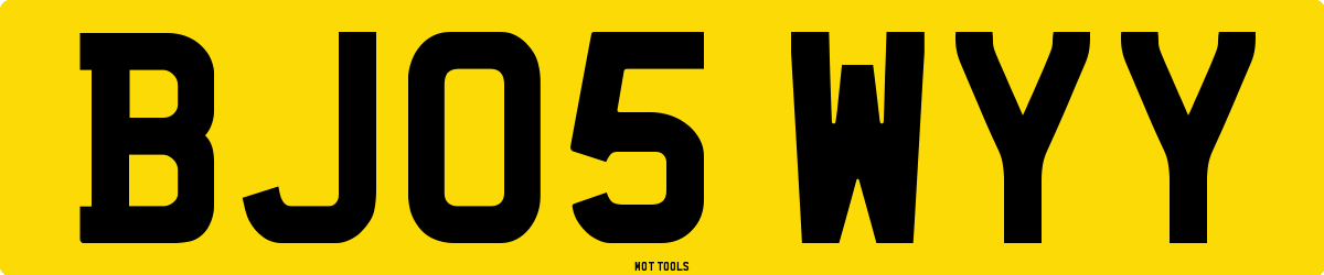 BJ05WYY MOT Check