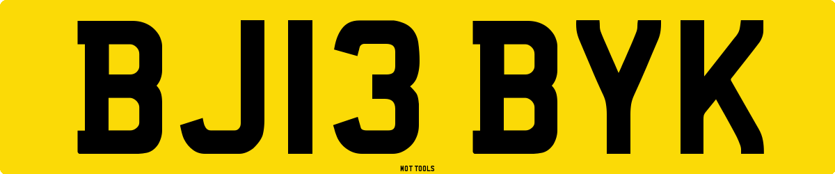 BJ13BYK MOT Check