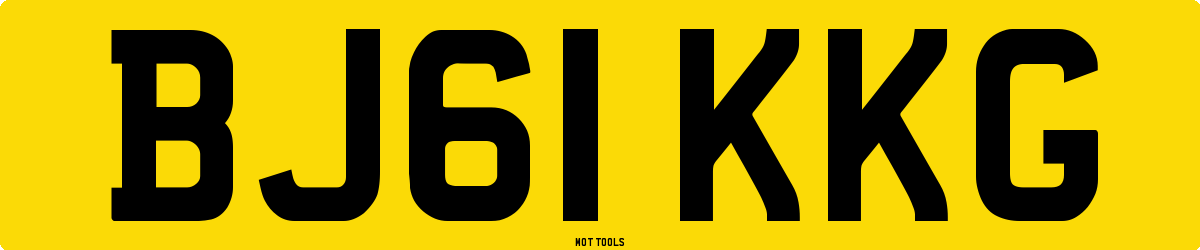 BJ61KKG MOT Check