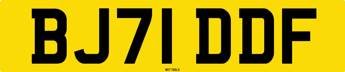 BJ71DDF MOT Check