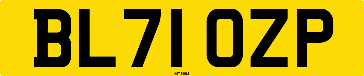 BL71OZP MOT Check