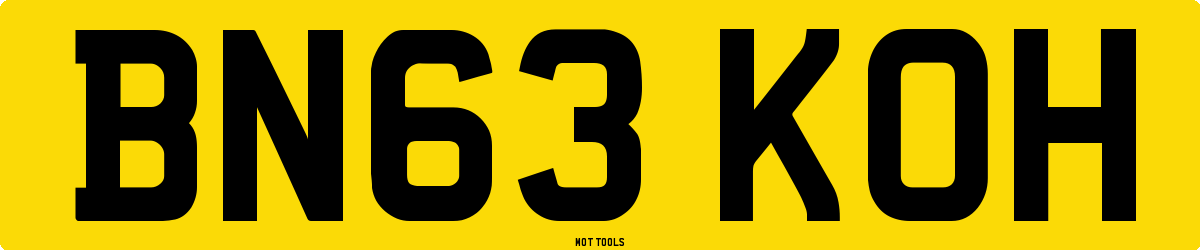 BN63KOH MOT Check
