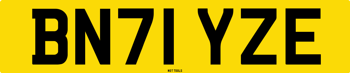 BN71YZE MOT Check