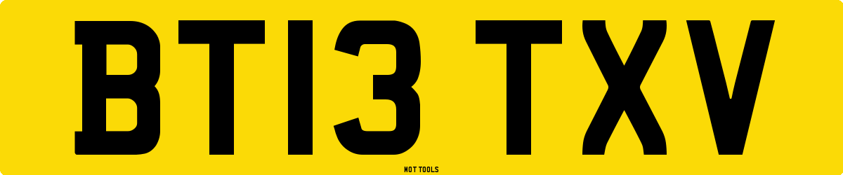 BT13TXV MOT Check