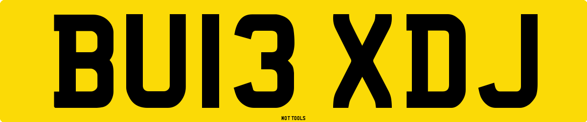 BU13XDJ MOT Check