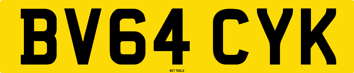 BV64CYK MOT Check