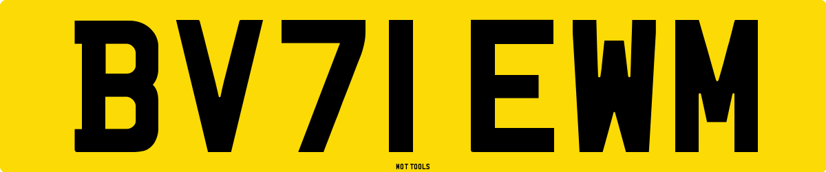 BV71EWM MOT Check