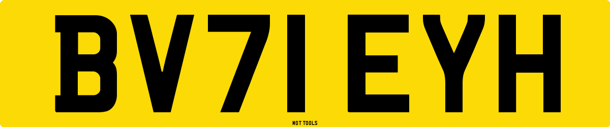 BV71EYH MOT Check