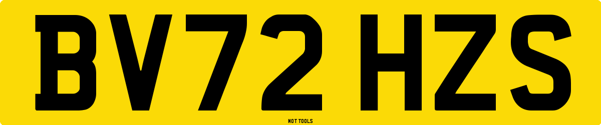 BV72HZS MOT Check